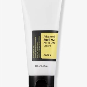 Hydrating Facial Cream in White Tube with Yellow Accents
